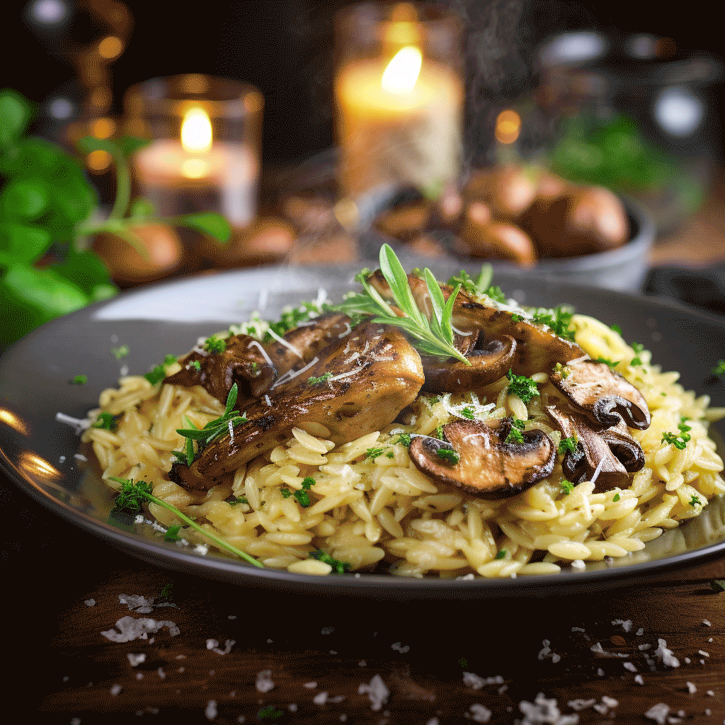 Risoni de Champiñones y Trufa